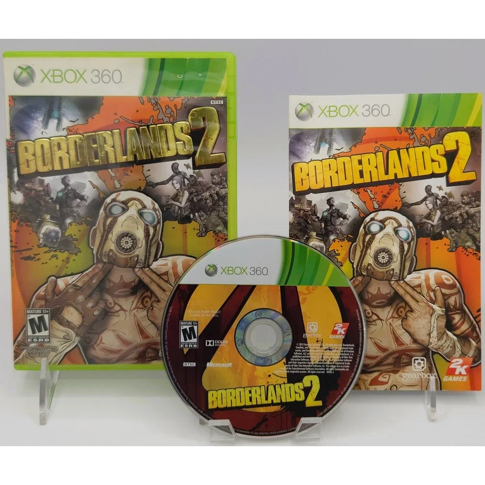 Borderlands 2 - Xbox 360 - CIB w/ Manual - 2K Gearbox - Action RPG Shooter